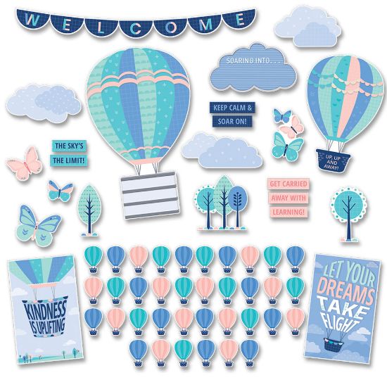 Picture of Creative Teaching Press Calm & Cool Soaring High Bulletin Board Set