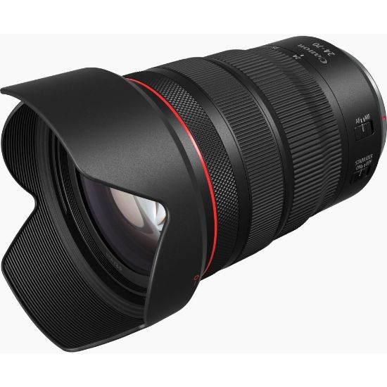 Picture of Canon - 24 mm to 70 mm - f/2.8 - Standard Zoom Lens for Canon RF - Designed for Digital Camera - 82 mm Attachment - 0.30x Magnification - 2.9x Optical Zoom - Optical IS - 4.9in Length - 3.5in Diameter