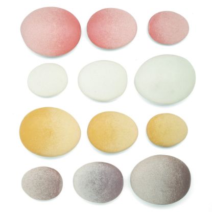 Picture of Yellow Door Natural Sorting Stones, Pack Of 12 Stones