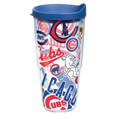 Picture of Tervis MLB Chicago Cubs All-Over Tumbler With Lid, 24 Oz, Clear