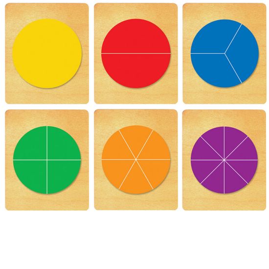 Picture of Ellison Prestige SureCut Set, Math, Large, Fraction Circles (6 Die Set)