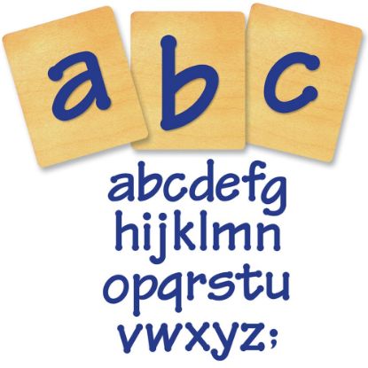 Picture of Ellison Prestige SureCut Alphabet Set, 4in, Lollipop Lowercase Letters