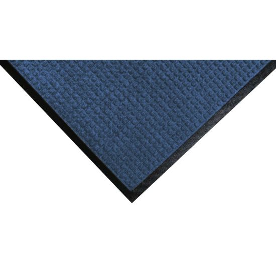 Picture of M+A Matting WaterHog Squares Classic Floor Mat, 2ft x 3ft, Medium Blue