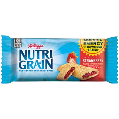 Picture of Kelloggs Nutri-Grain Bars, Strawberry, 1.3 Oz, Box Of 16