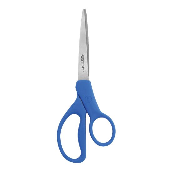 Picture of Westcott Preferred All-Purpose Scissors, 8in, Straight, Blue