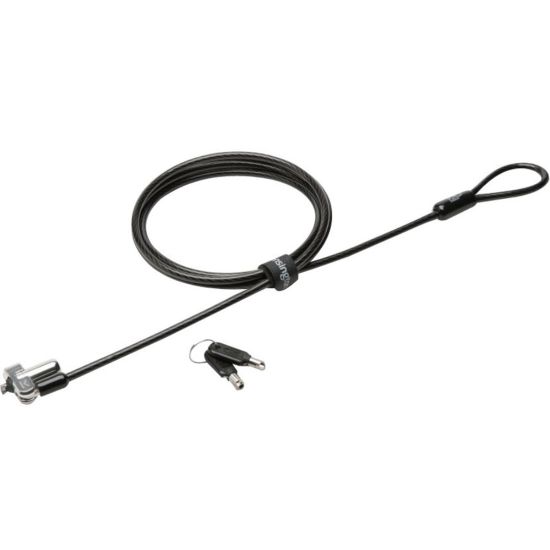 Picture of Kensington Cable Lock - Keyed Lock - Carbon Steel, Plastic - 6 ft - For Notebook, Tablet