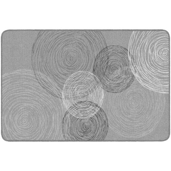 Picture of Flagship Carpets Kaleidoscope Rectangular Rug, 48in x 72in, Gray