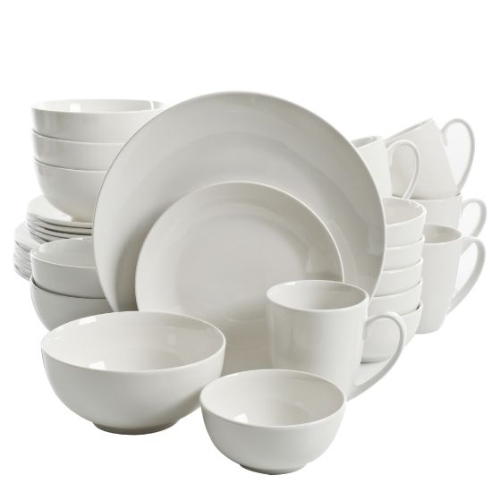 Picture of Gibson Home Ogalla 30-Piece Dinnerware Set, White