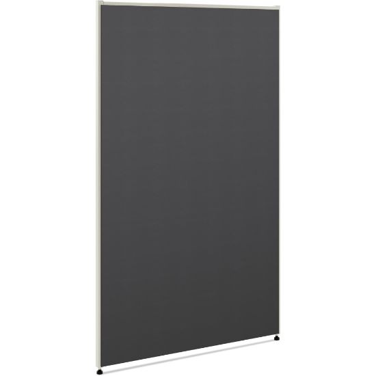 Picture of HON Verse Office Partition - 36in Width x 1.5in Depth x 60in Height - Metal - Graphite