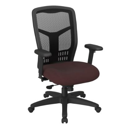 Picture of Office Star ProGrid Mesh High-Back Managers Chair, Icon Burgundy