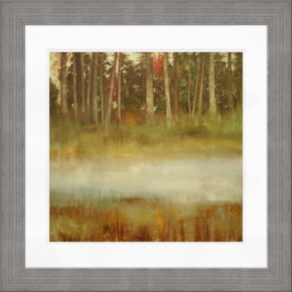 Picture of Timeless Frames Shea Framed Landscape Artwork, 12in x 12in, Gray, Forest Mini