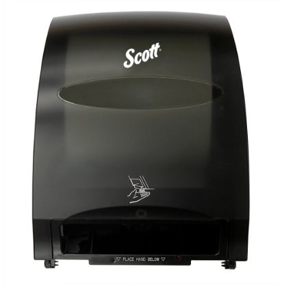 Picture of Scott Essential Electronic Hard Roll Paper Towel Dispenser, Smoke