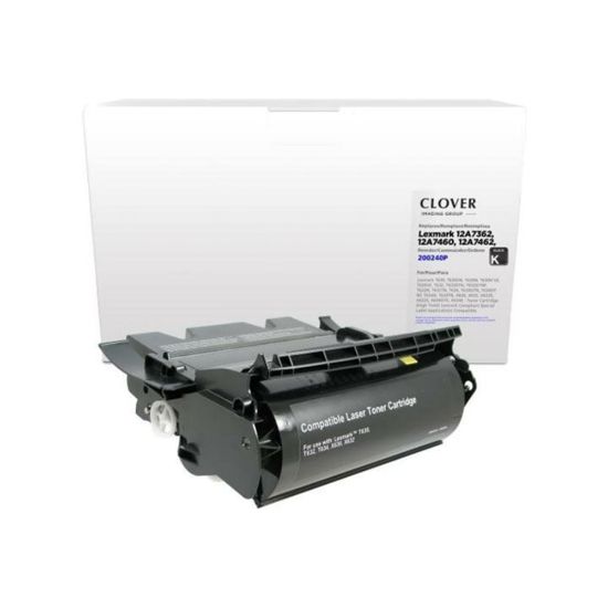 Picture of West Point Remanufactured Black High Yield Toner Cartridge Replacement For Lexmark 21000