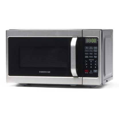 Picture of Farberware Classic FMO07AHTBKJ 0.7 Cu Ft Microwave Oven, Brushed Stainless