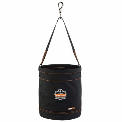 Picture of Ergodyne Arsenal 5970 Swiveling Hook Nylon Hoist Bucket, 15in x 12-1/2in, Black