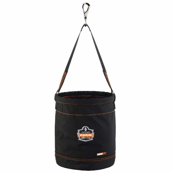 Picture of Ergodyne Arsenal 5970 Swiveling Hook Nylon Hoist Bucket, 15in x 12-1/2in, Black