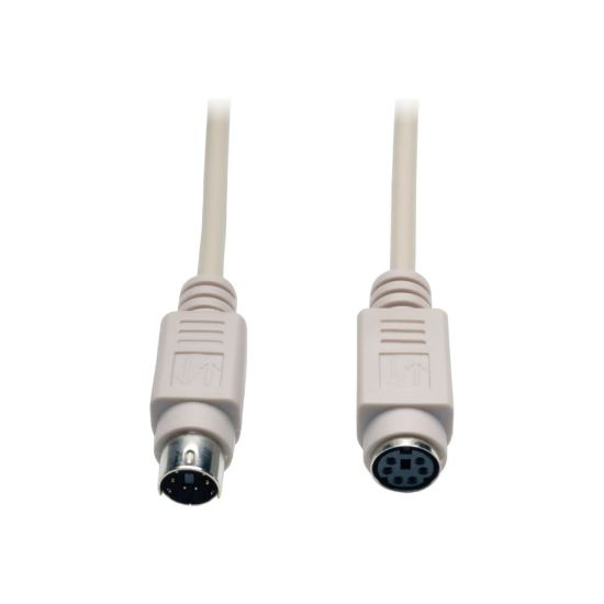 Picture of Eaton Tripp Lite Series 50ft Keyboard Mouse Extension Cable PS/2 Mini-DIN6 M/F 50ft - Keyboard / mouse extension cable - PS/2 (M) to PS/2 (F) - 50 ft - molded - beige