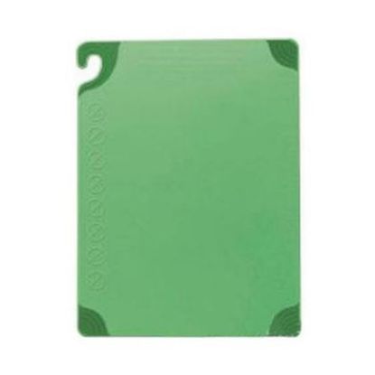 Picture of San Jamar Saf-T-Grip Cutting Board, 1/2inH x 18inW x 24inD, Green