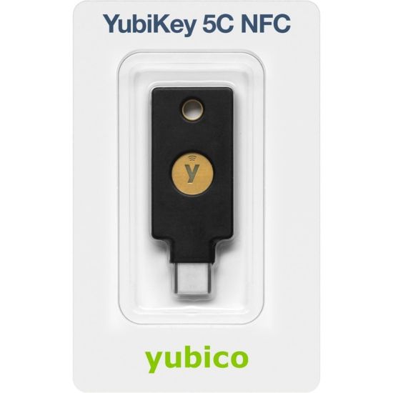 Picture of Yubico - YubiKey 5C NFC - Two-Factor authentication (2FA) Security Key, Connect via USB-C or NFC, FIDO Certified - Protect Your Online Accounts