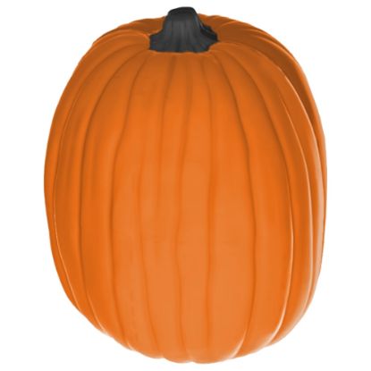 Picture of Amscan Large Foam Pumpkin, 11in x 9in x 9in, Orange