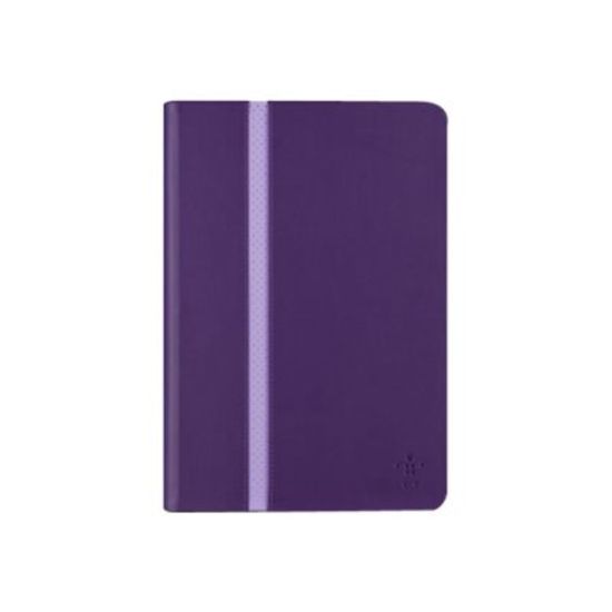 Picture of Belkin Stripe Cover - Flip cover for tablet - plum