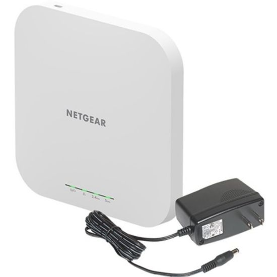 Picture of Netgear WAX610 Dual Band IEEE 802.11 a/b/g/n/ac/ax/i 1.80 Gbit/s Wireless Access Point - Indoor - 2.40 GHz, 5 GHz - Internal - MIMO Technology - 1 x Network (RJ-45) - 2.5 Gigabit Ethernet - Ceiling Mountable, Wall Mountable