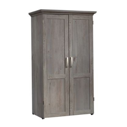 Picture of Sauder Craft 36inW Storage Armoire And Stow Away Desk, Mystic Oak