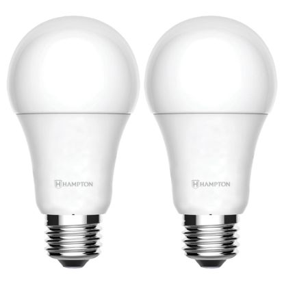 Picture of Array By Hampton A19 800-Lumen Smart Wi-Fi Adjustable LED Bulbs, 60-Watt, White, Pack Of 2 Bulbs