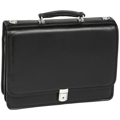 Picture of McKlein Bucktown Leather Briefcase, Black