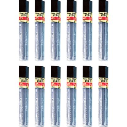 Picture of Pentel Super Hi-Polymer Leads - 0.5 mmFine Point - HB - Black - 144 / Box