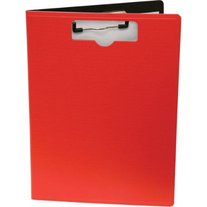 Picture of Baumgartens Mobile OPS Unbreakable Recycled Clipboard - 0.50in Clip Capacity - Top Opening - 8 1/2in x 11in - Red - 1 Each