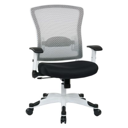 Picture of Office Star Space Seating Mesh Mid-Back Chair, Black/White