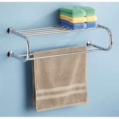 Picture of Whitmor 6060-3571-BB Towel Rack - 7.5in Height x 26in Width x 11.3in Depth - Towel Bar - Metal - 1