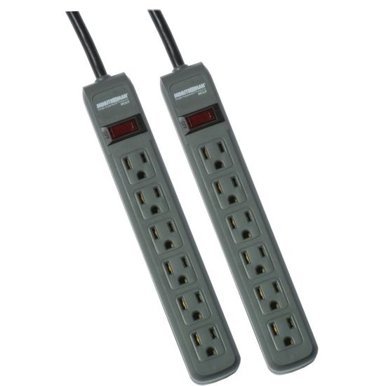 Picture of Minuteman MMS Series 6 Outlet Surge Suppressor Twin Pack - Receptacles: 6 - 241J - Receptacles: 6 - 241J