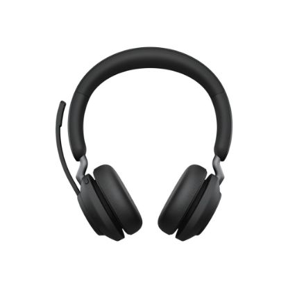 Picture of Jabra Evolve2 65 Headset With Charging Stand - Stereo - USB Type A - Wireless - Bluetooth - Over-the-head - Binaural - Supra-aural - Black