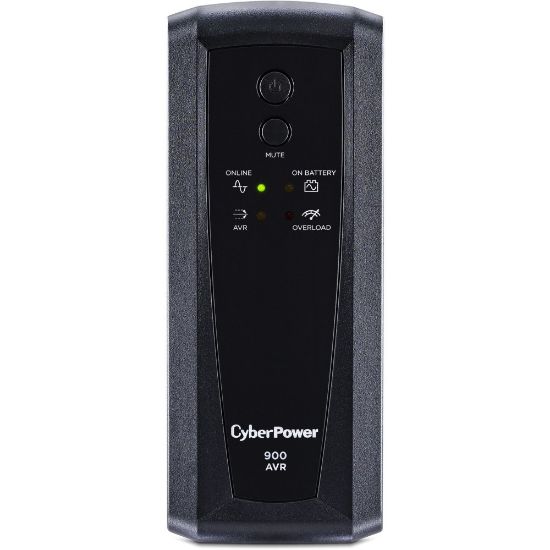 Picture of CyberPower CP900AVR AVR UPS Systems - 900VA/560W, 120 VAC, NEMA 5-15P, Mini-Tower, 10 Outlets, PowerPanel Personal, $300000 CEG, 3YR Warranty