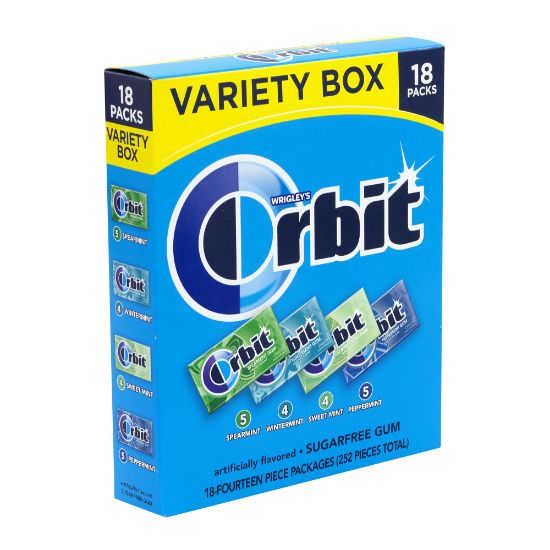 Picture of Orbit Sugar-Free Mint Gum, Box Of 18