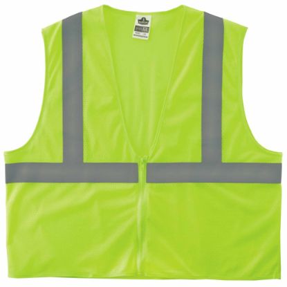 Picture of Ergodyne GloWear Safety Vest, Super Econo, Type-R Class 2, XX-Large/3X, Lime, 8205Z