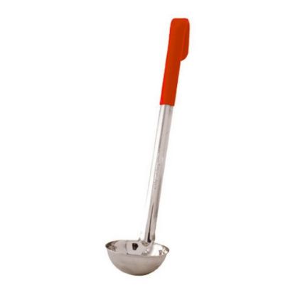 Picture of Winco Stainless-Steel Ladle, 2 Oz, Red