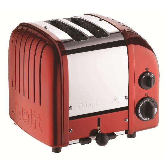 Picture of Dualit NewGen Extra-Wide Slot Toaster, 2-Slice, Apple Candy Red