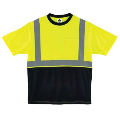 Picture of Ergodyne GloWear 8289BK Type-R Class 2 T-Shirt, X-Large, Black/Lime