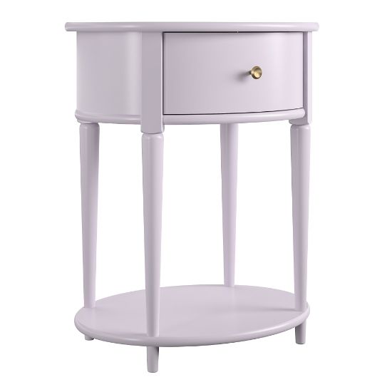 Picture of Ameriwood Home Aurora End Table, 26inH x 21-5/8inW x 17-5/8inD, Lavender