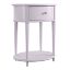 Picture of Ameriwood Home Aurora End Table, 26inH x 21-5/8inW x 17-5/8inD, Lavender