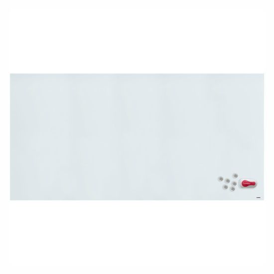 Picture of Lorell Magnetic Dry-Erase Whiteboard, 48in x 96in, White Finish Frame