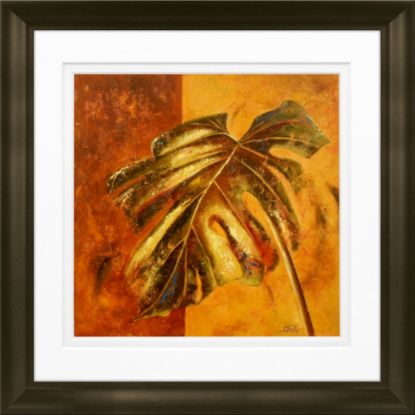 Picture of Timeless Frames Marren Espresso-Framed Floral Artwork, 10in x 10in, Balazo Movimiento II