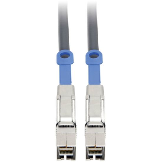 Picture of Tripp Lite Mini-SAS External HD Cable - SFF-8644 to SFF-8644, 12 Gbps, 1 m (3.3 ft.) - First End: 1 x SFF-8644 Male Mini-SAS HD - Second End: 1 x SFF-8644 Male Mini-SAS HD - 12 Gbit/s - Shielding - Gold Plated Contact - 28 AWG - Black