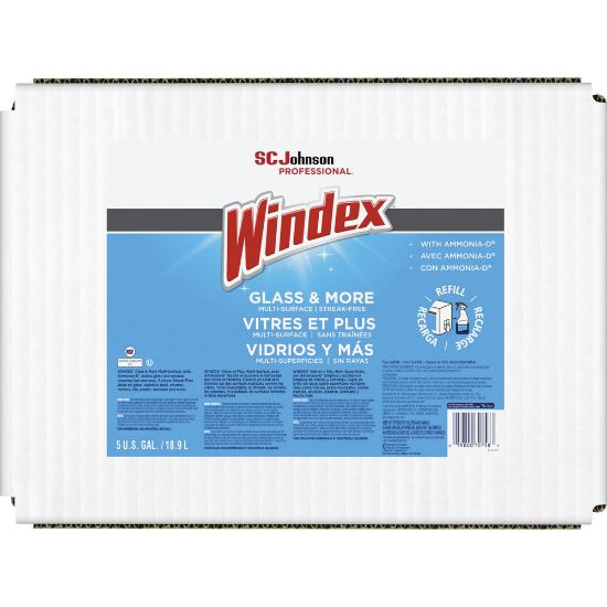 Picture of Windex Bag-In-A-Box Glass Cleaner, 640 Oz Container