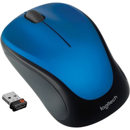 Picture of Logitech M317 Wireless Mouse, Steel Blue