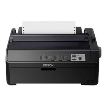 Picture of Epson LQ 590II NT - Printer - B/W - dot-matrix - 10 in (width),  - 24 pin - up to 584 char/sec - parallel, USB 2.0, LAN, serial