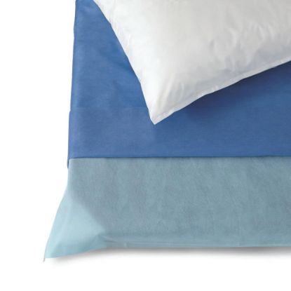 Picture of Medline Multilayer Disposable Stretcher Sheet Sets, Blue, Case Of 24